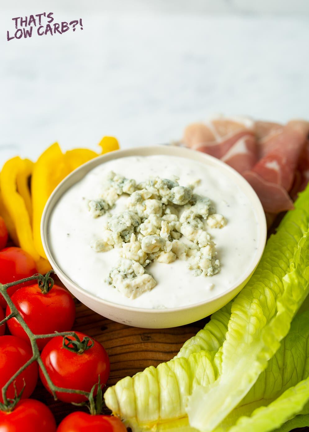 Keto Blue Cheese Dressing | Keto Low Carb Recipes by That's Low Carb?!