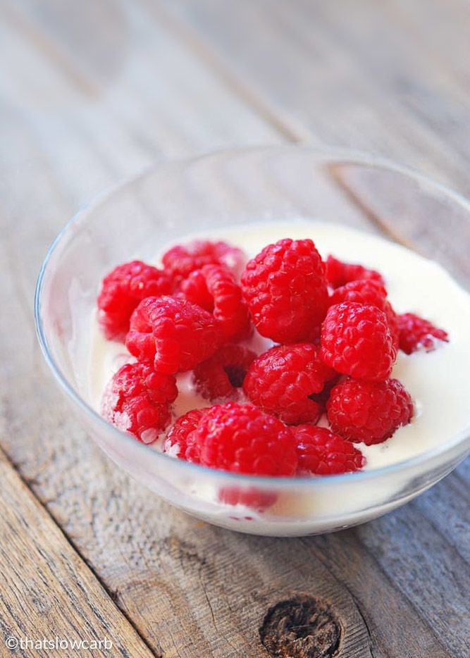 Low Carb Berries And Cream Recipe