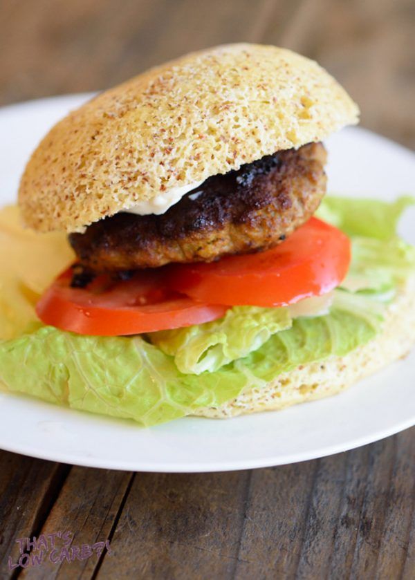 Low Carb Hamburger Buns Recipe - From That's Low Carb?!