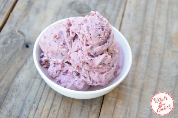 Low Carb Blackberry Ice Cream Recipe - Low Carb Recipes