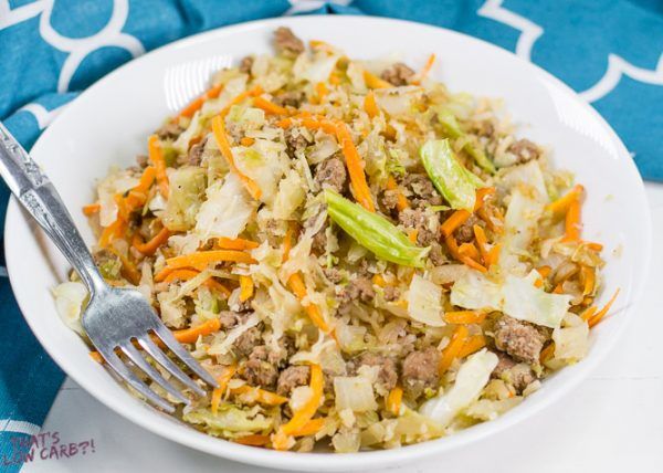 Low Carb Egg Roll in Bowl (Crack Slaw) - Recipe by That's Low Carb?!
