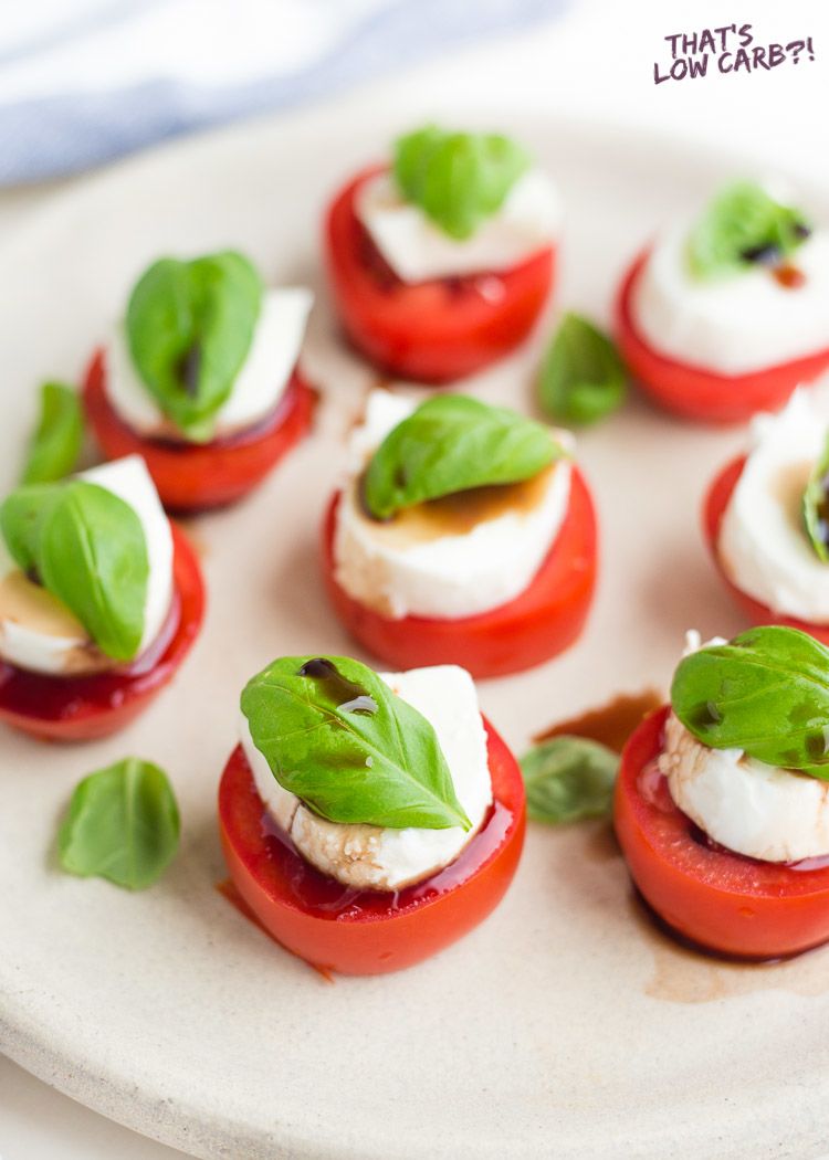 Keto Caprese Salad Recipe | Keto Low Carb Recipes by That's Low Carb?!